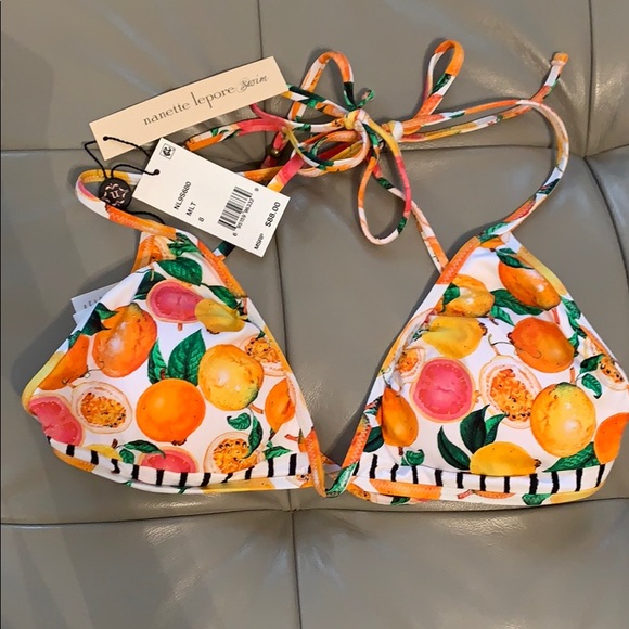 Nanette Lepore Women's Triangle Swimsuit Top - Picture 4 of 6